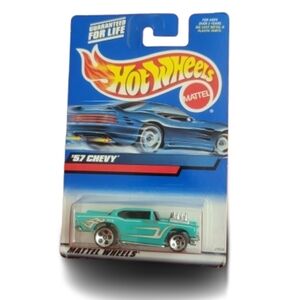 Hot Wheels 57 Chevy Die-Cast Toy Car - Blue